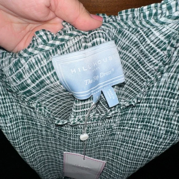 Hill House Blue Gingham Midi Dress - Picture 8 of 10